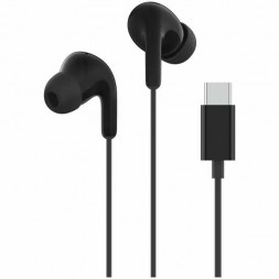 Наушники вкладыши проводные XIAOMI Type-C Earphones_черные BHR8930GL (M2413E1)