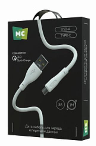 Кабель MORE CHOICE (4620202553003) K60a USB 3.0A для Type-C - 1 м , белый