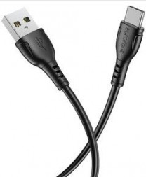 Кабель BOROFONE (6941991115431) BX113 USB 3A для Type-C , 1,0 m , черный