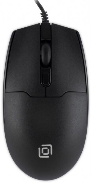 Мышь OKLICK Мышь 147M, оптическая, проводная, USB, черный [1454525]