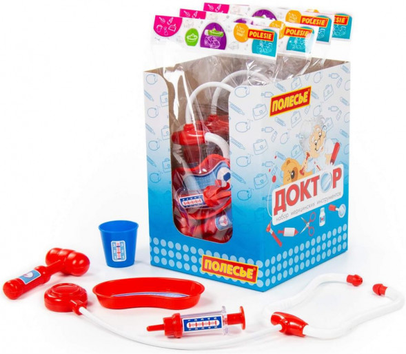 Игрушка ПОЛЕСЬЕ Набор Доктор 14 (5 элементов) (в пакете)