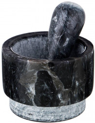 Ступка AGNESS ДВУХСТОРОННЯЯ СТУПКА С ПЕСТИКОМ ДИАМЕТР 14 СМ ВЫСОТА 10,5 СМ (КОР=4ШТ.) 925-116