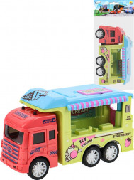 Игрушка РЫЖИЙ КОТ Машинка инерционная, размер 12,3х4,7х6,4см, пластик, микс ( Арт. МИ-7495)