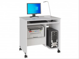 Стол компьютерный МЕБЕЛЬ-КОМПЛЕКС СК-05 белый (1 уп.)