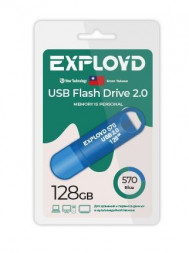 USB флэш-накопитель EXPLOYD EX-128GB-570-Blue