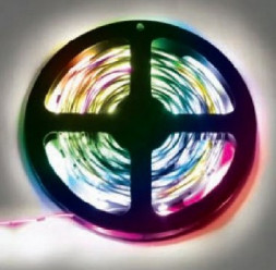 Лента светодиодная ECOLA P2LM07ESB 7, 2W/M 12V IP20 10MM 30LED/M RGB разноцветная