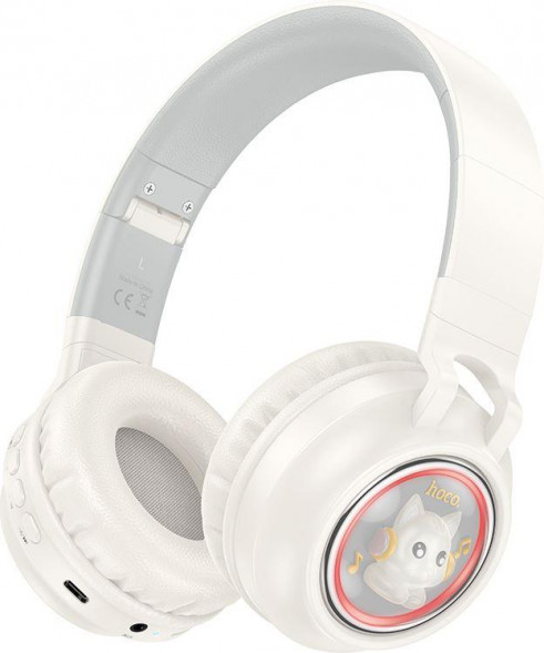 Наушники HOCO (6942007619578) W50 Bluetooth 5.3 Milky White