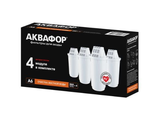 Водоочистка АКВАФОР А6 Комплект модулей сменных фильтрующих (4 шт.)