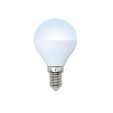 Лампа светодиодная VOLPE (UL-00003818) LED-G45-7W/DW/E14/FR/NR Дневной белый свет 6500K