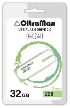 USB флэш-накопитель OLTRAMAX OM-32GB-220-зеленый