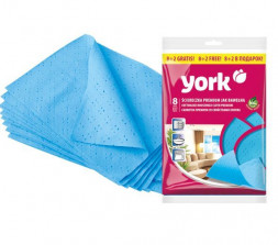 Набор салфеток YORK ПРЕМИУМ сверхвлаговпитывающая 8шт+2шт 020320