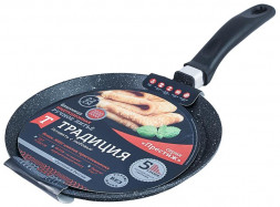 Сковорода ТРАДИЦИЯ ТП6221И а/пр литая блинная 22см черн Престиж