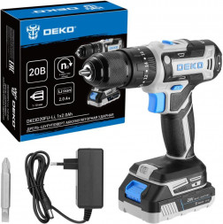 Дрель-шуруповерт DEKO DKCID20FU-Li, 20В, 1x2.0Ач 083-1119