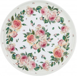 Поднос AGNESS 898-010 Винтаж, Пионы 33см