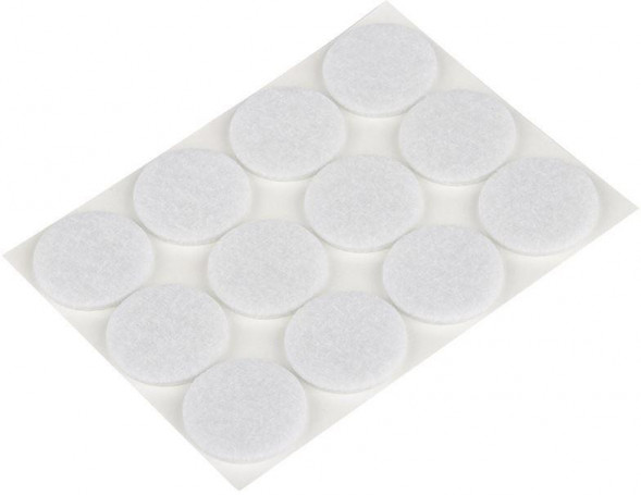 Накладки-протекторы РЫЖИЙ КОТ Накладки-протекторы для мебели самоклеящиеся 12шт 28мм, белый (105205)