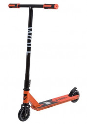 самокат NOVATRACK 110P.WOLF.BOR9 WOLF EL Трюковый черно-оранжевый 135179