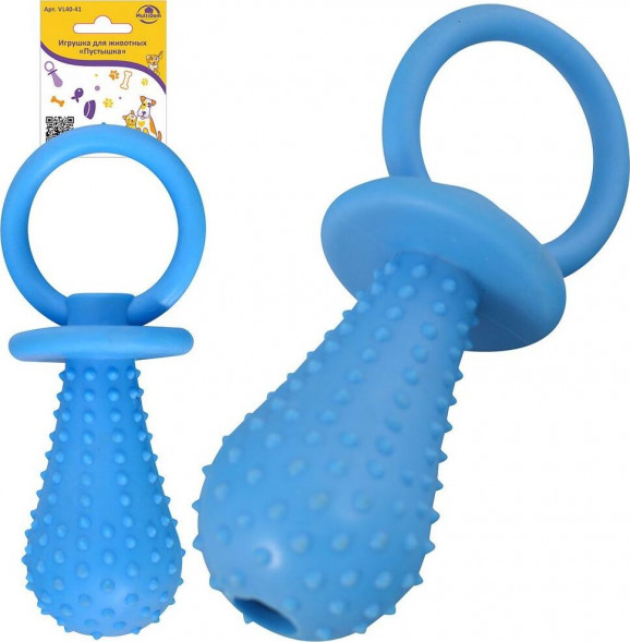 Игрушка MULTIDOM Игрушка для животных "Пустышка". Размер 15х5 см. VL40-41 MULTIDOM Игрушка для животных "Пустышка". Размер 15х5 см. VL40-41