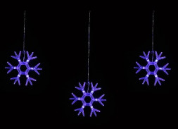 Гирлянда UNIEL (UL-00001406) ULD-E1503-036/DTA BLUE SNOWFLAKES-1