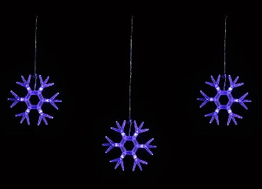 Гирлянда UNIEL (UL-00001406) ULD-E1503-036/DTA BLUE SNOWFLAKES-1