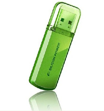 USB флеш SILICON POWER 4GB Helios 101 зеленый