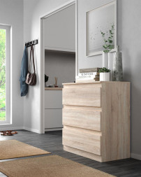 Комод НК-МЕБЕЛЬ STERN комод Т-3 (16 мм) 3-я Дуб Сонома 72674921 (1 кор.)