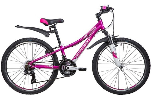 Велосипед NOVATRACK 24AHV.KATRINA.10VL9 24&quot; KATRINA, алюм.рама 10&quot;, фиолетовый 133999.