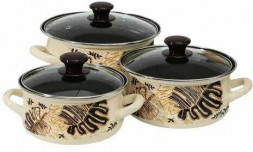 Набор посуды КМЗ Техас-1-Экстра эмал сфер (3 предмета)