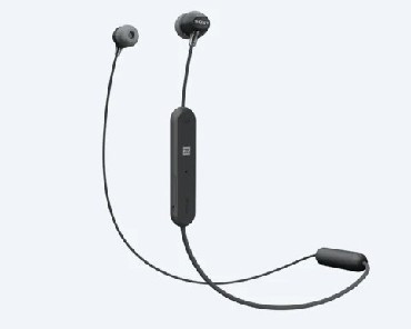 Наушники беспроводные SONY WI-C300/B Цвет Черный