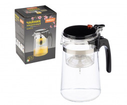 Чайник заварочный MALLONY Чайник заварочный с кнопкой серия Gung Fu, литраж ? 700 мл (004533)