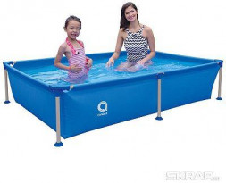 Бассейн каркасный прямоугольный со стальным каркасом 188*127*42 cм, 1128 л, 1780 AVENLI 17803 (104375)