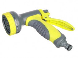 Пистолет-разбрызгиватель INBLOOM Пистолет-разбрызгиватель, 10 режимов, эргономичная ручка, нейлон, пластик 161-012