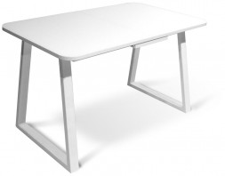 Стол SHEFFILTON SHT-T40/130-160 белый глянцевый/белый МДФ/пластик/металл 193268