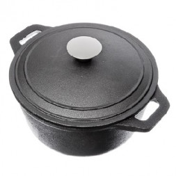 Кастрюля VETTA Кастрюля чугун, 3,8л, d23х10см, чугун крышка, нерж ручка 808-019