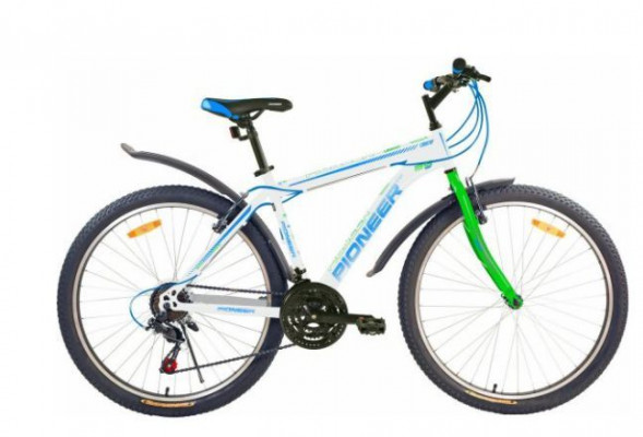 Велосипед PIONEER COUNTRY 29&quot;/18&quot; white-green-blue