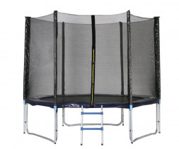 Батут ЭКОС Батут 10 с сеткой и лесенкой BT10-3 10314 Подарок Маски 50шт