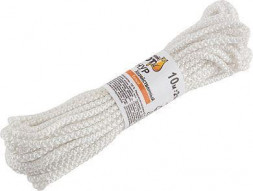 РЫЖИЙ КОТ Шнур вязаный хозяйственный белый d3 мм 10 м (007436)