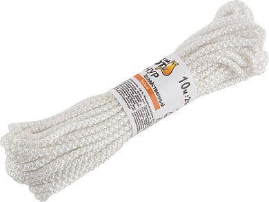 РЫЖИЙ КОТ Шнур вязаный хозяйственный белый d3 мм 10 м (007436)