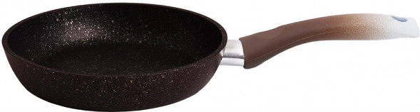 Сковорода KUKMARA смк18401а а/пр литая 18см Кофейный мрамор