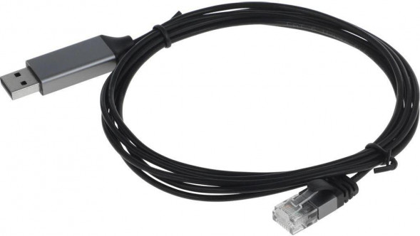 BURO Кабель BU-USB-A-LAN100-2m, USB 2.0 A(m) (прямой) - RJ-45 (m) (прямой), GOLD , 2м, пакет