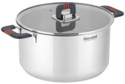 RONDELL Кастрюля 5.2л Stripes RDS-1638, нержавеющая сталь, с крышкой