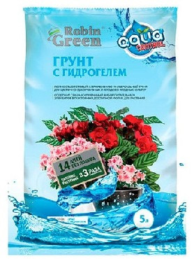 Торфяная продукция Робин Грин Грунт с гидрогелем 2,5л