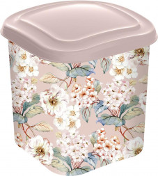 Емкость для сыпучих продуктов IDILAND Bergamo Paradise 1,8л с декором (бежевый) 221160027/06