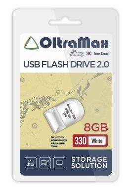 USB флэш-накопитель OLTRAMAX OM-8GB-330-White