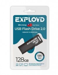 USB флэш-накопитель EXPLOYD EX-128GB-580-Black