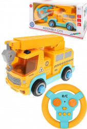 Игрушка NO NAME Машинка на р/у Кран (свет,звук,пульт,отвёртка, в кор.) (30x11x15,4) Y5923287 ПП-00193997