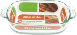 Форма APPETITE PLH7 стекл прям 22x14x5см/0,7л с руч