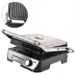 Электро гриль DELTA LUX DL-051 серебристый гриль