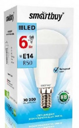 Светодиодная лампа SMARTBUY (SBL-R50-06-40K-E14-A) 6W/4000/E14