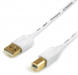 Кабель USB AM-BM ATCOM (AT6151) Кабель USB 0.8 M (AM  BM, феррит), блистер