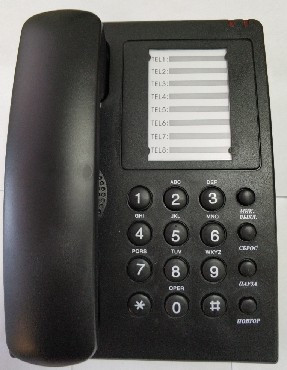 Телефон проводной ВЕКТОР 556/02 BLACK